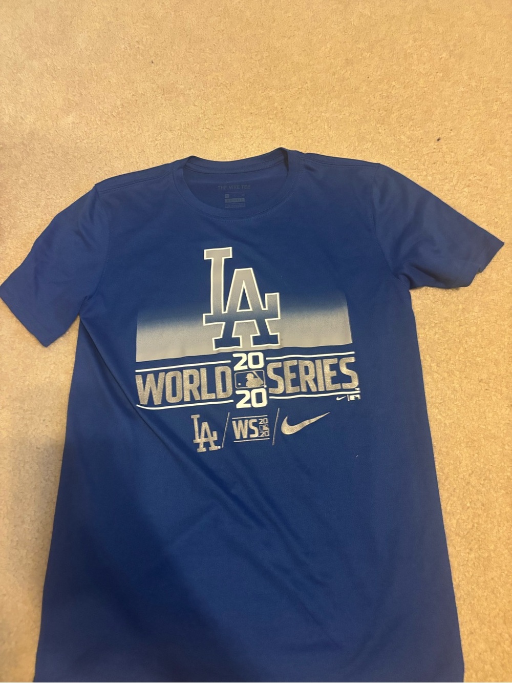 Nike Royal Blue LA Dodgers "World Series 2020" Graphic Tee